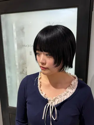 ショート カラー/パ ーマ/松野和志のヘアスタイル