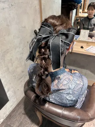 ヘアアレンジ ブリーチ/エクステ/ 19歳/新宿/アリルのヘアスタイル