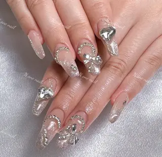 ネイル 長いだし/スカルプ/ パラシェルN.oneのネイルデザイン