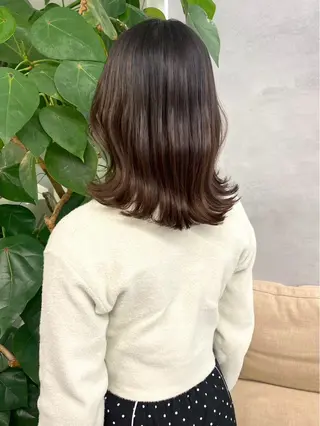 ミディアム カラー sopi  by invitation所属・ここね/透明感 カラー/ナチュラルのヘアスタイル