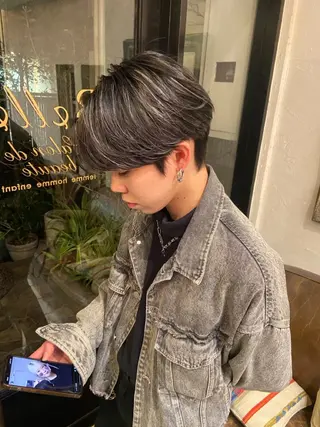 カラー メンズ belle   表参道　terrace所属・抜きっぱなしブロンド /ハイトーン/カナタのヘアスタイル