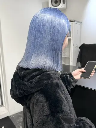 ミディアム カラー 原宿 艶カラー🫧 ちり🍎のヘアスタイル