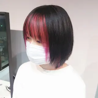 ショート カラー iss所属・メンズ/パーマ特化 /波巻き/林洋平のヘアスタイル