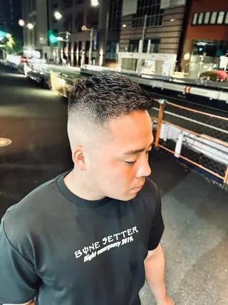 ショート パーマ メンズ 💈メンズパーマ💈 ナカザワ リョウのヘアスタイル