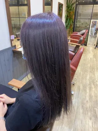 ロング カラー 透明感/ハイトーン Annaのヘアスタイル