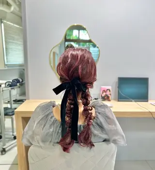 透明感カラー/マツ エクrisa🎀🫧のヘアスタイル