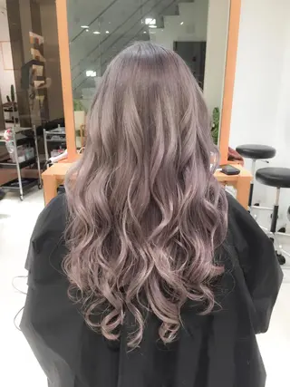 ロング カラー モテ髪透明感❤️ デイズヘアカラーのヘアスタイル