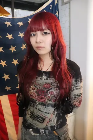 ロング カラー @kyoniyy KYONIのヘアスタイル