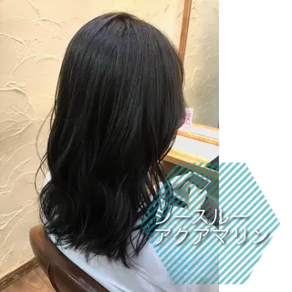 セミロング カラー ✨🌿大人可愛い愛さ れhair🌿✨松本のヘアスタイル