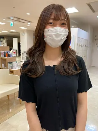 ロング カラー レイヤー/ウルフ🤎 mayo.のヘアスタイル