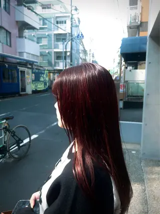 カラー 柚音 nero hairのヘアスタイル