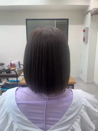 ミディアム カラー ブリーチなしWカラー 暖色カラー/mayuのヘアスタイル