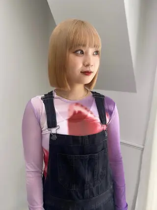 ショート カラー nendo_hair所属・ハイトーン/ボブ 🎀sonokaのヘアスタイル