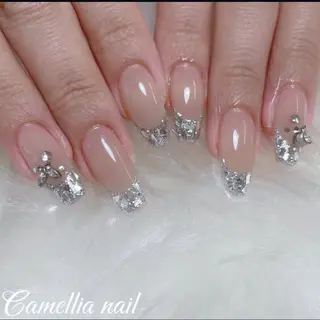 ネイル Camellia デザイン長さだしのネイルデザイン