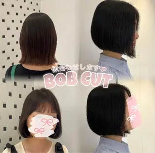 ショート カラー ヘアアレンジ 顔周り/透明感/銀座 🩵りのせのヘアスタイル
