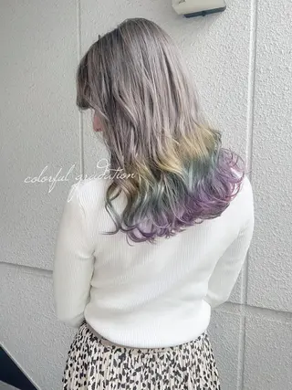 セミロング カラー カラーパティシエ facce🌼ikoのヘアスタイル