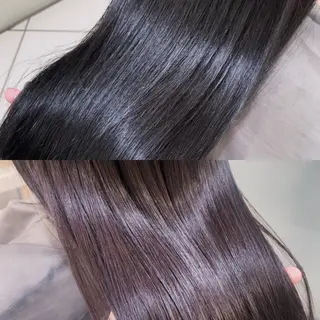 ロング 💖大人韓国ヘア💖 韓国艶カラー【銀座】のヘアスタイル