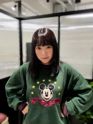 セミロング カラー 韓国/トレンド レイヤー【101】のヘアスタイル