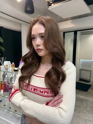 ロング カラー 透明感カラー/ RIKO🌺🥥のヘアスタイル