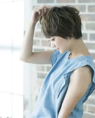 ショート カラー パーマ ✨Alushe 心斎橋店✨のヘアスタイル