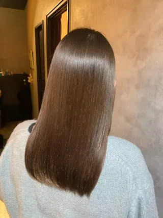 セミロング 🎀暖色カラー／ボブ 🎀MOMONAのヘアスタイル