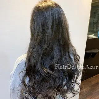 ロング カラー HairDesign Azurのヘアスタイル