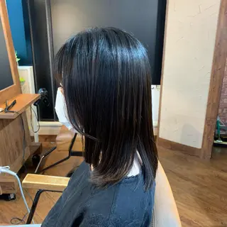 ミディアム 武田尚子🌸 自然に仕上がる矯正のヘアスタイル