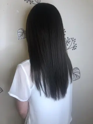 セミロング カラー 大嶋 伸吾のヘアスタイル