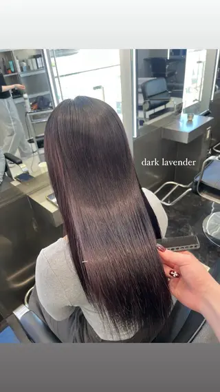 セミロング カラー ヘアアレンジ ハイトーン/透明感 髪質改善/rinaのヘアスタイル