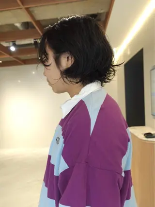 ミディアム パーマ kakeru/ボブ パーマ/レイヤーのヘアスタイル