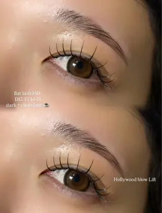 アイブロウ La Chouette umeda EST所属・akamatsu kannaのマツエク・マツパデザイン