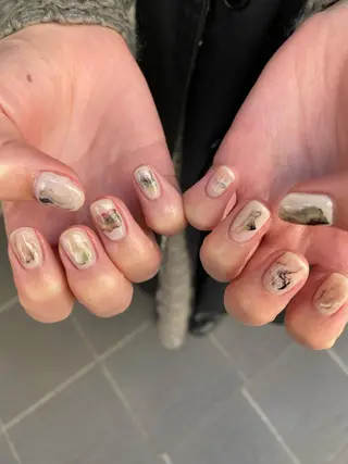 ネイル 草加ニュアンスネイル 🌚hersのネイルデザイン