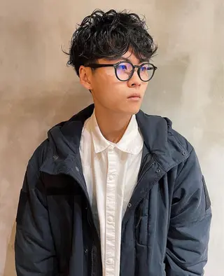 パーマ メンズ 原宿/ケパーマ 🧺ユウマのヘアスタイル