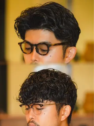 パーマ メンズ メンズパーマ いしだ りょうのヘアスタイル