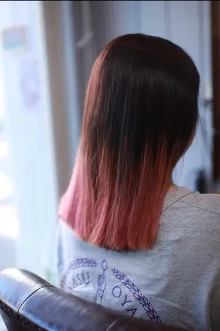 セミロング カラー 大西 カズマのヘアスタイル