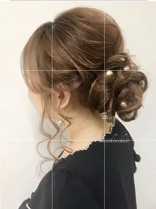 セミロング カラー パーマ ヘアアレンジ ネイル マツエク・マツパ backstage.AZ所属・吉川 宙翔のヘアスタイル