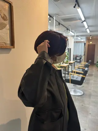 ショート カラー 0choir 髪質改善&ヘッドスパ　川崎店所属・kyoya 🫧透明感カラー🫧のヘアスタイル