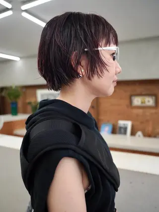 ショート カラー デザイン/レイヤー Kaito🐩/栄のヘアスタイル