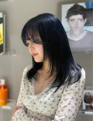 ロング カラー Harris 表参道・外苑前・青山 表参道本店所属・艶カラー/ハイトーン /アレンジ/meiのヘアスタイル