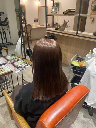 セミロング 南場 智美のヘアスタイル