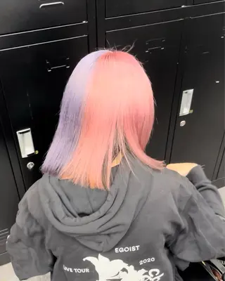 ミディアム カラー ハイトーン/透明感 髪質改善/rinaのヘアスタイル