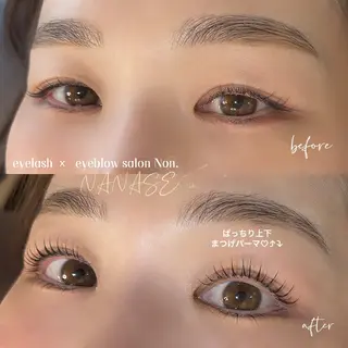 マツエク・マツパ eyelash ×  eyebrow salon Non.所属・Non. NANASEのマツエク・マツパデザイン