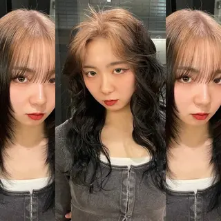 ロング カラー ヘアアレンジ Mizobe misakiのヘアスタイル