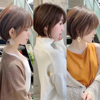 ショート カラー 美髪/カラー 美容院🌈渡辺隼也のヘアスタイル