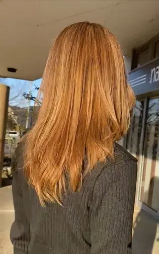 セミロング カラーモデル募集中！ 奥出　紗永のヘアスタイル