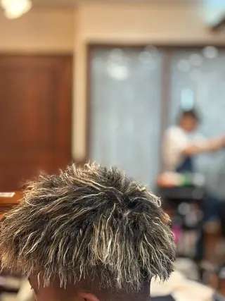 ショート カラー パーマ メンズ おしゃれ泥棒 石原メンズ特化美容師のヘアスタイル