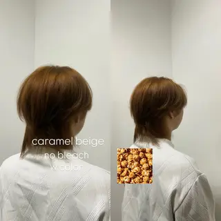 ショート カラー メンズ 松井 詩織のヘアスタイル