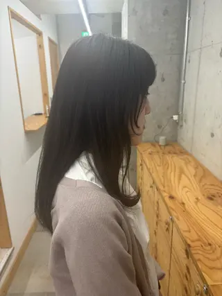 ロング カラー ✨ブリーチなし透明感 ✨カラー💍Yuriのヘアスタイル