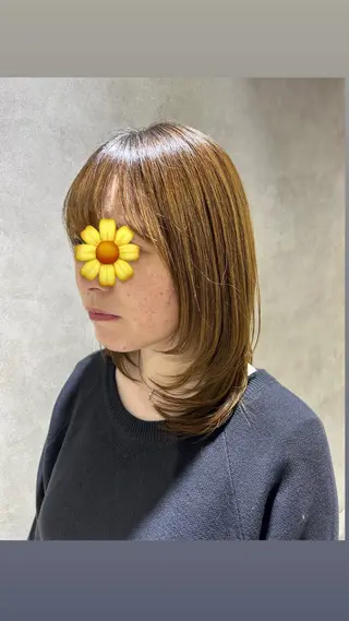 ミディアム Rigoletto所属・ショート/レイヤー 🎀細沼玲花のヘアスタイル