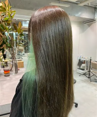 ロング カラー アイブロウモデル 募集中🍒/北爪まゆのヘアスタイル